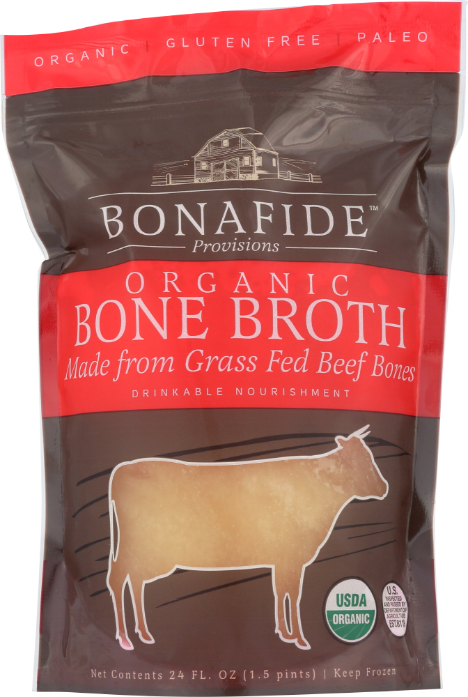 Organic Bone Broth Made From Grass Fed Beef Bones - 867624000218