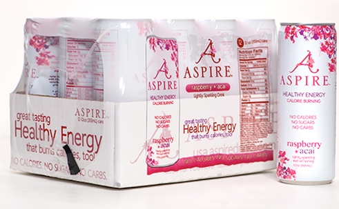 Raspberry + Acai A Lightly Sparkling, Healthy Energy Drink With Ultra-Premium Green Tea, Essential Vitamins And Nutrients. - raspberry