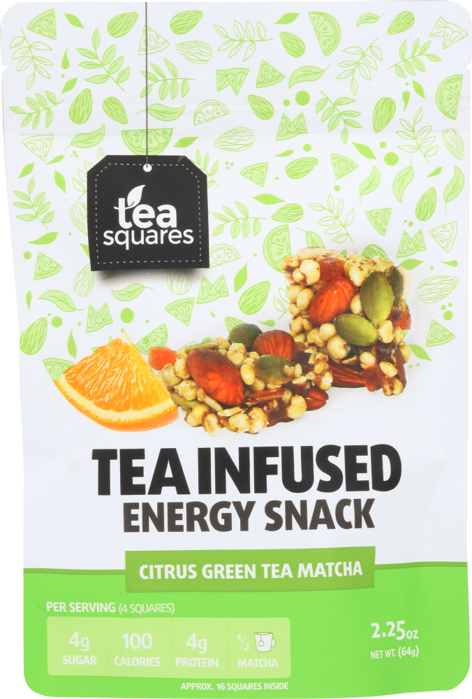 Citrus Green Tea Matcha Infused Energy Snack, Citrus Green Tea Matcha - citrus
