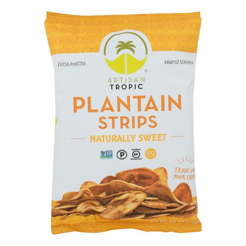 ARTISAN TROPIC: Plantain Strips Naturally Sweet, 4.5 oz - 0868706000119