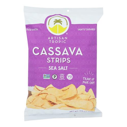 Artisan Tropic Cassava Strips - Sea Salt - Case Of 12 - 4.5 Oz. - 0868706000133