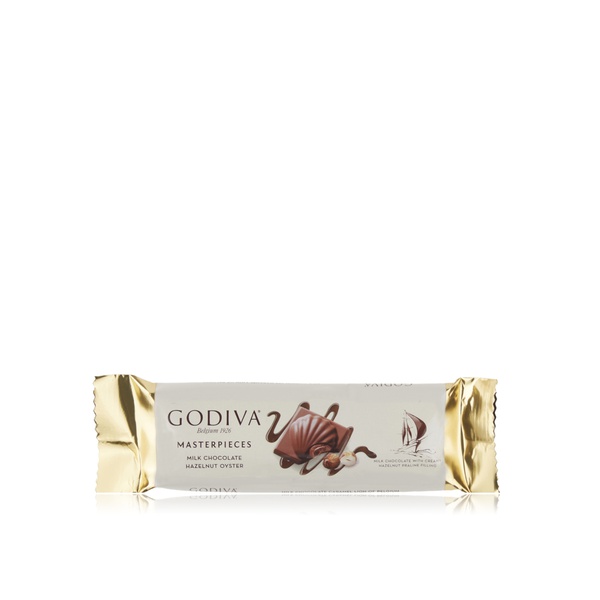 Godiva Milk Chocolate Hazelnut Bar 30g - Waitrose UAE & Partners - 8690504153856