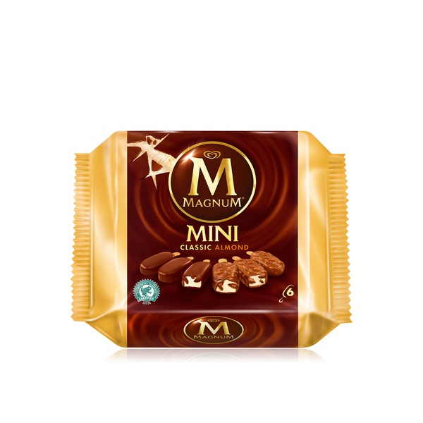 Magnum classic & almond mini ice cream x6 345ml - Waitrose UAE & Partners - 8690637915994