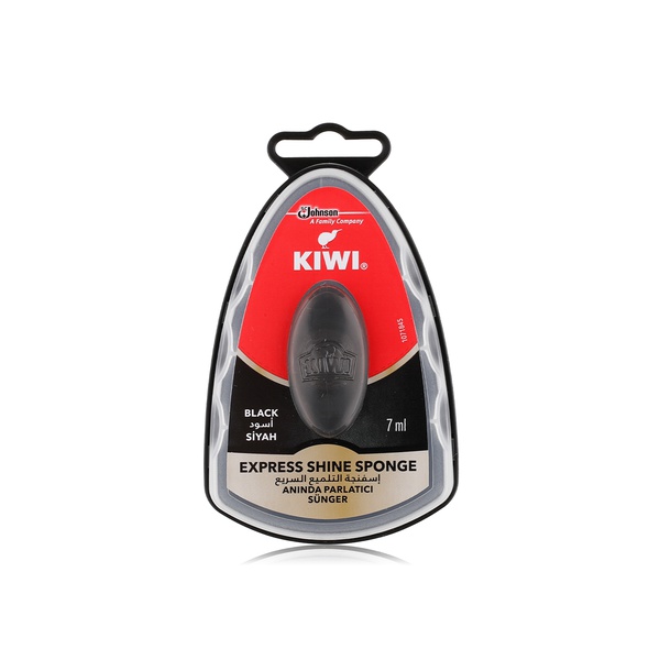Kiwi express shine sponge black 75ml - Waitrose UAE & Partners - 8690784616881