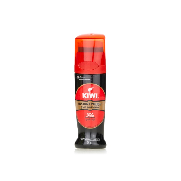 Kiwi instant polish black leather 75ml - Waitrose UAE & Partners - 8690784617222