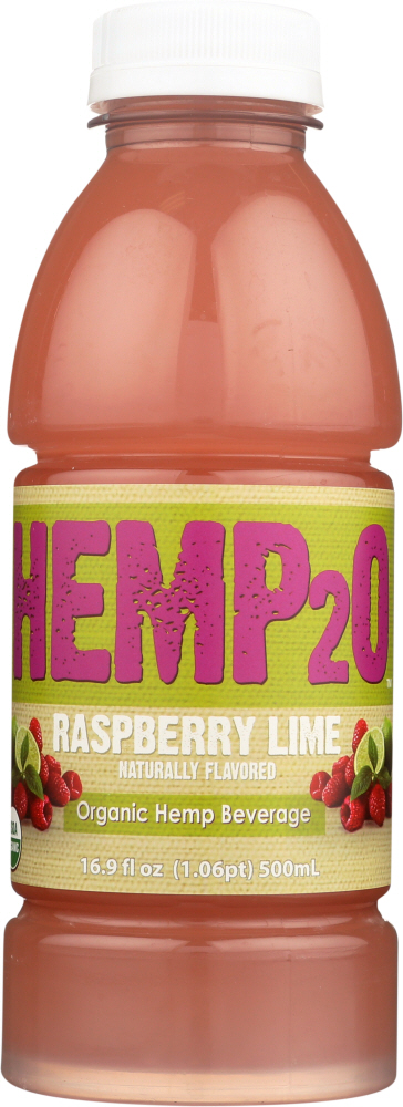 Hemp2O, Raspberry Lime - 869487000046