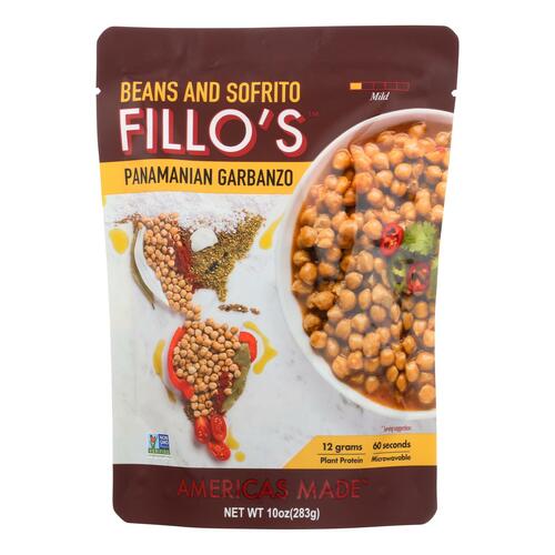 Fillo's Beans - Panamanian Garbanzo - Case Of 6 - 10 Oz. - 869707000214