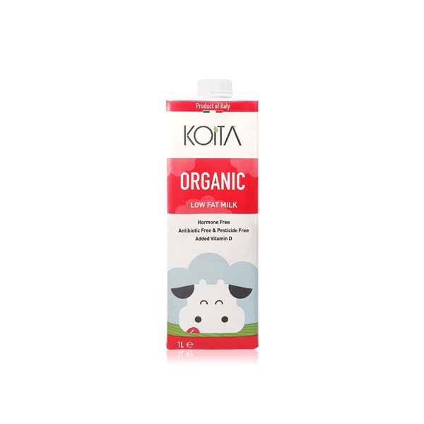 Koita organic low-fat milk with vitamin A and D3 1ltr - Waitrose UAE & Partners - 869712000025