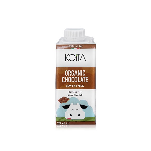 Koita choco organic milk with vitamin A and D3 200ml - Waitrose UAE & Partners - 869712000049