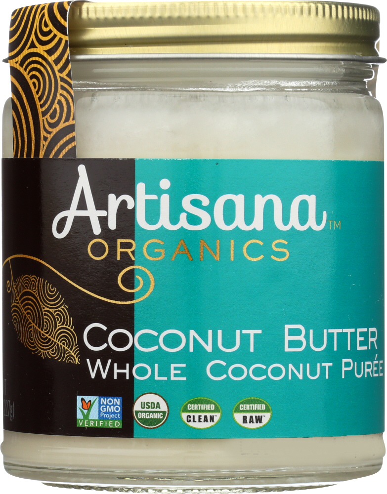 Artisana, Organic Raw Coconut Butter, Coconut - 870001000053