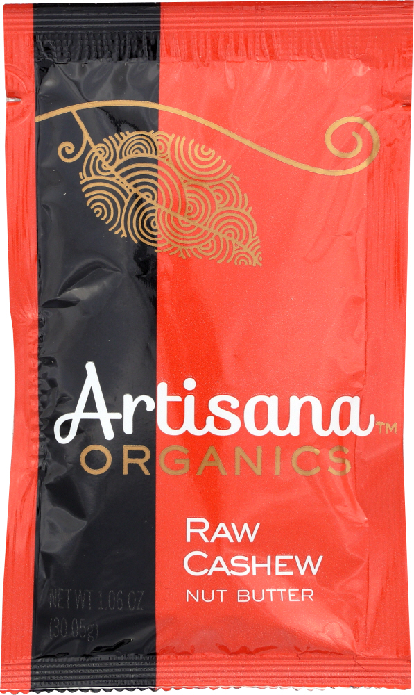 ARTISANA: Organic Raw Cashew Nut Butter, 1.06 oz - 0870001000077