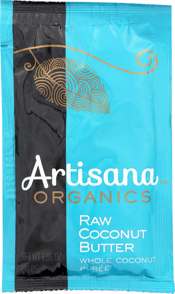 ARTISANA: Organic Coconut Butter Raw Squeeze Pack, 1.06 oz - 0870001000091