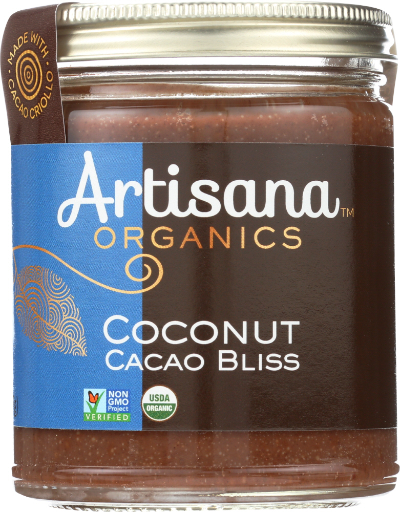 Artisana Organic Raw Coconut Cacao Bliss Nut Butter, 8 Oz - 0870001000923