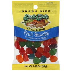 Snak Club Fruit Snacks - 87076805821