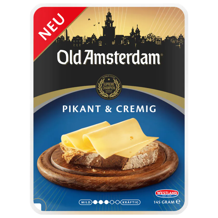 Old Amsterdam Pikant & Cremig 145g - 8710243907128