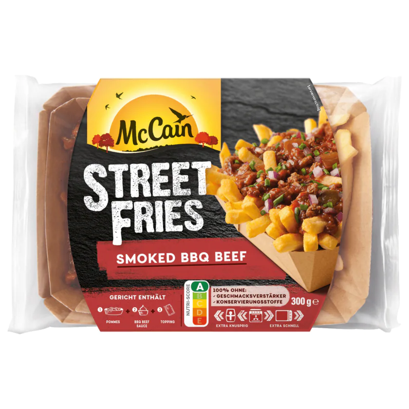 McCain Street Fries Smoked BBQ Beef 300g - 8710438118216