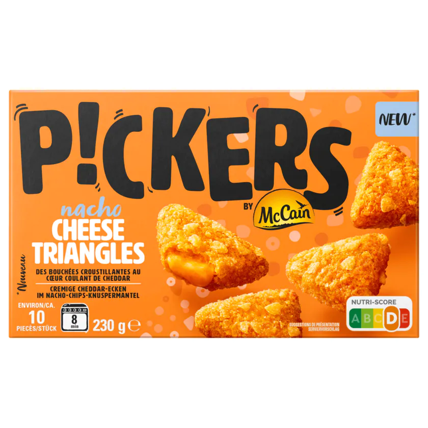 Pickers by McCain Nacho Cheese Triangle 230g - 8710438121544