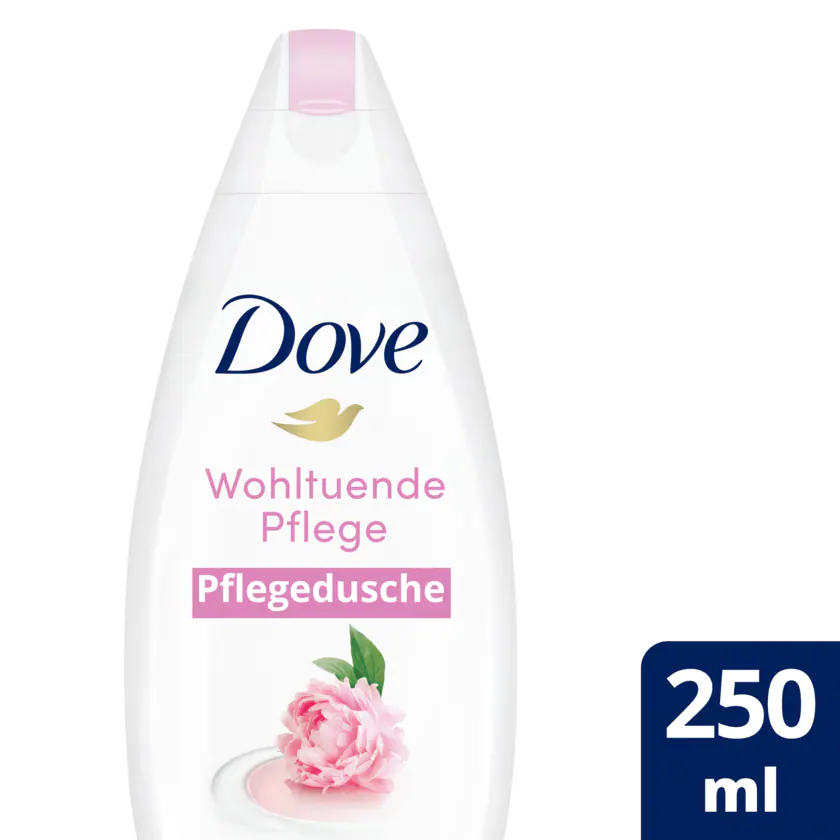 Dove Pflegedusche Pure Verwöhnung Pfingstrose 250ml - 8710447169292