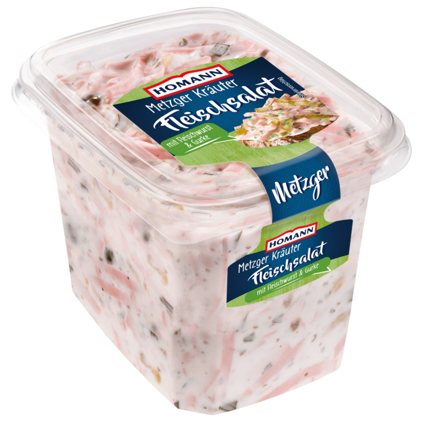 Homann Metzger Kräuter Fleischsalat 350g - 8710506083545