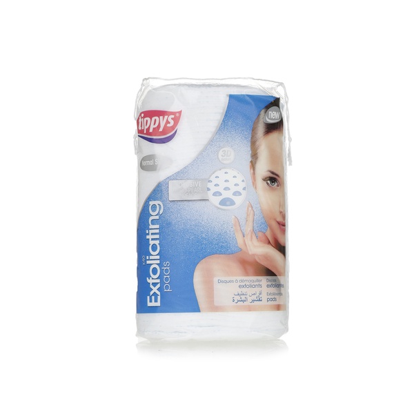 Tippys exfoliating pads normal skin 40s - Waitrose UAE & Partners - 8710692123087