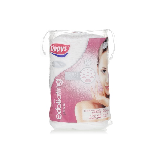 Tippys exfoliating make-up removal pads x40 - Waitrose UAE & Partners - 8710692123094