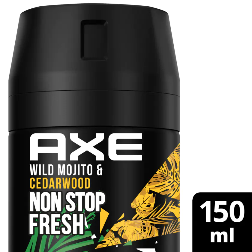 Axe Deospray Wild Green Mojito & Cedarwood ohne Aluminium 150 ml - 8710847901768