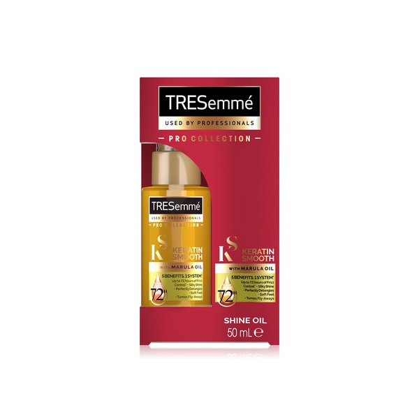 Tresemme keratin smooth shine oil 50ml - Waitrose UAE & Partners - 8710908695018