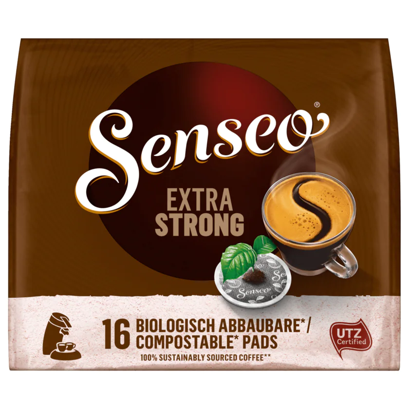 Senseo Kaffeepads Extra Strong 111g, 16 Pads - 8711000452530