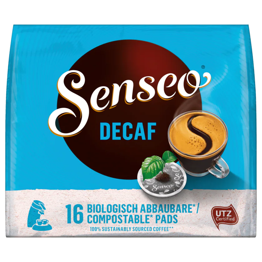 Senseo Kaffeepads Decaf Entkoffeiniert 111g, 16 Pads - 8711000452653