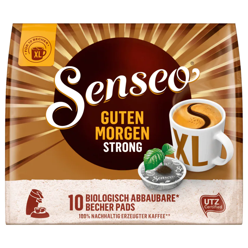 Senseo Kaffeepads Guten Morgen Strong 125g, 10 Pads - 8711000452714