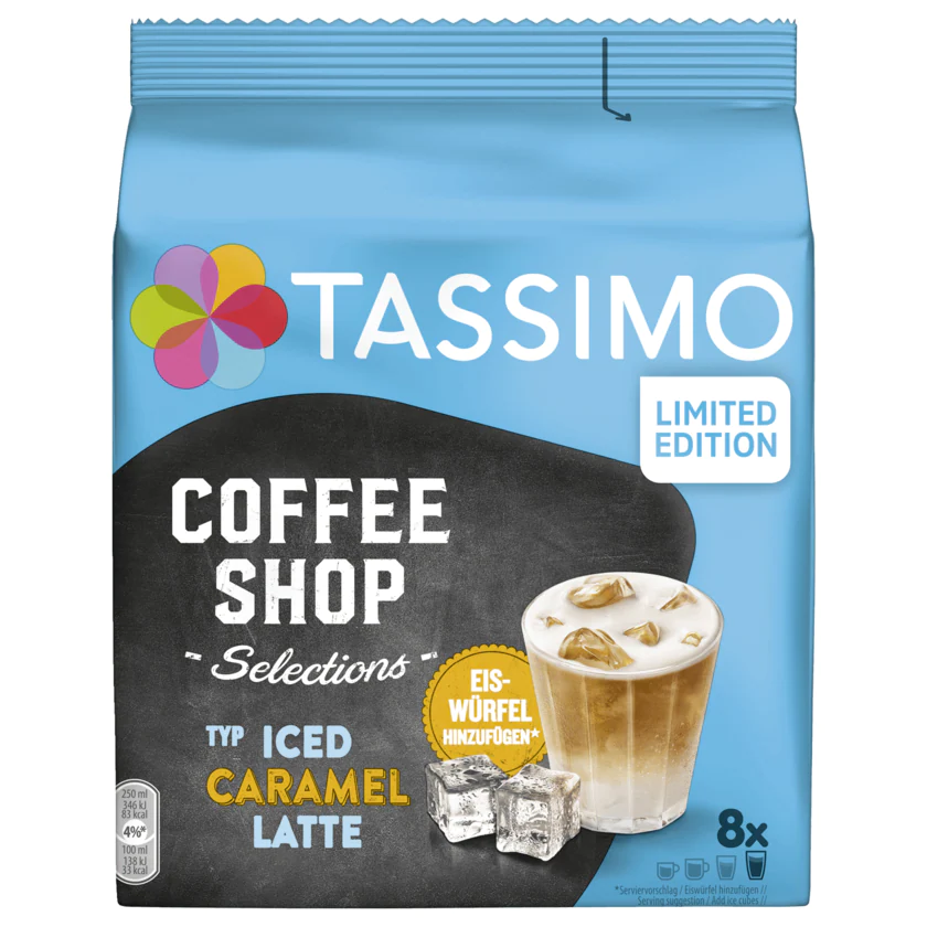 Tassimo Iced Caramel Latte 268g - 8711000458594