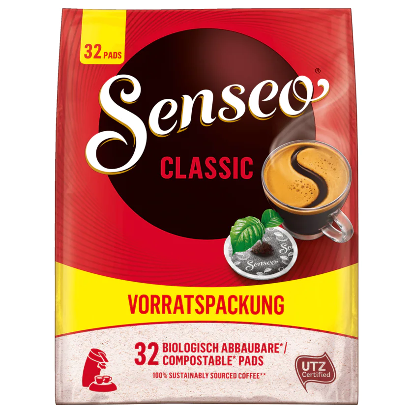 Senseo Classic 222g, 32 Pads - 8711000486566