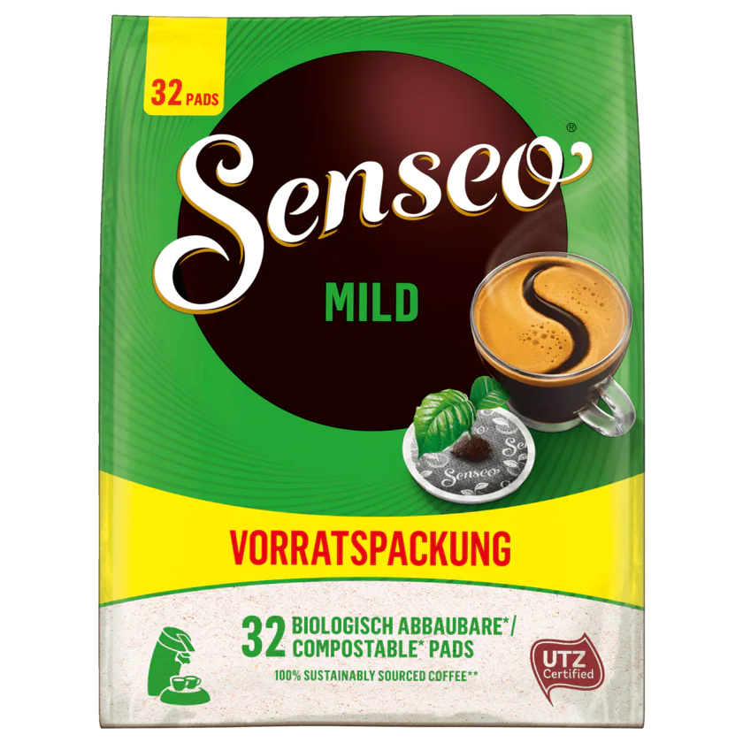 Senseo Kaffeepads Mild 222g, 32 Pads - 8711000486597