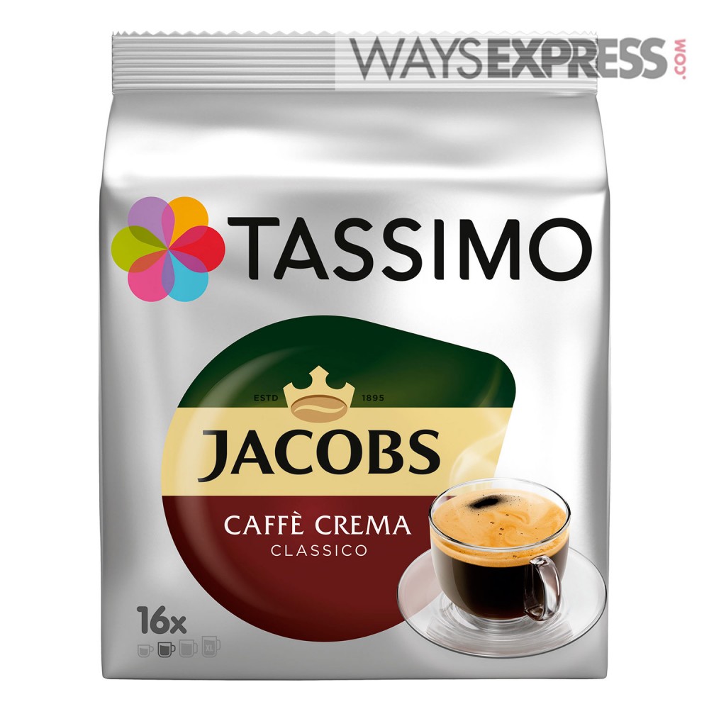 Tassimo Jacobs Caffé Crema Classico 16ST 112G - 8711000500378