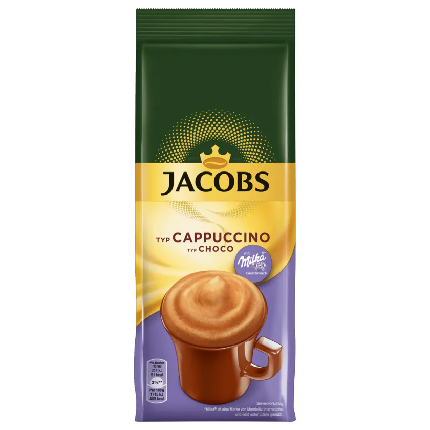 Jacobs Cappuccino Choco 500g - 8711000524589