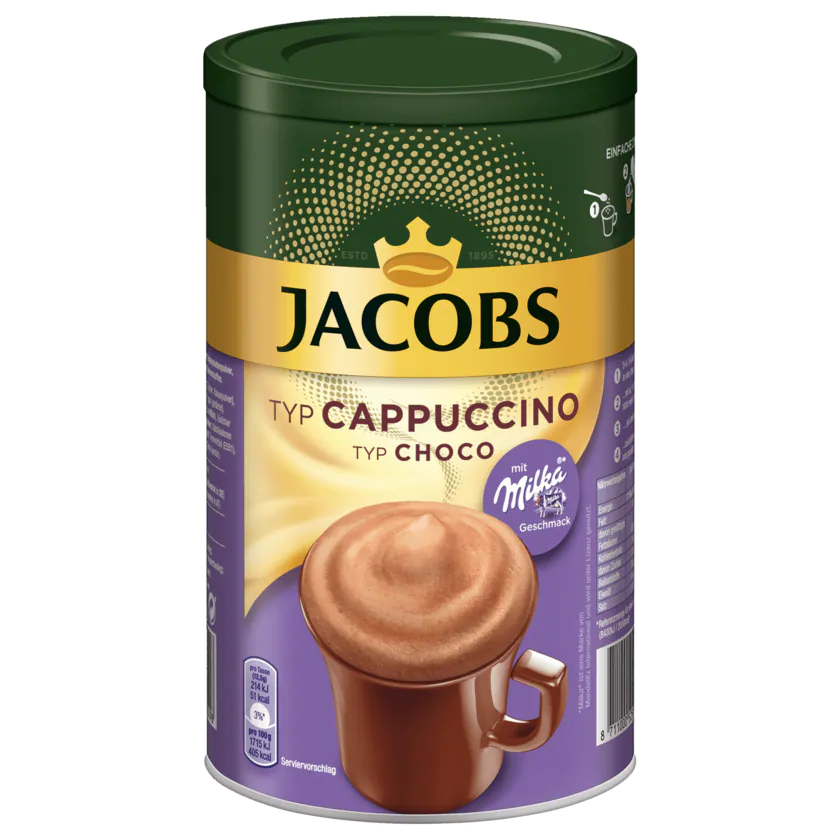 Jacobs Momente Choco Cappuccino Milka 500g - 8711000525098