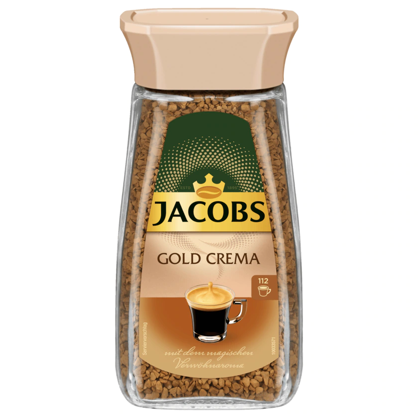 Jacobs Gold Crema löslicher Kaffee 200g - 8711000856338