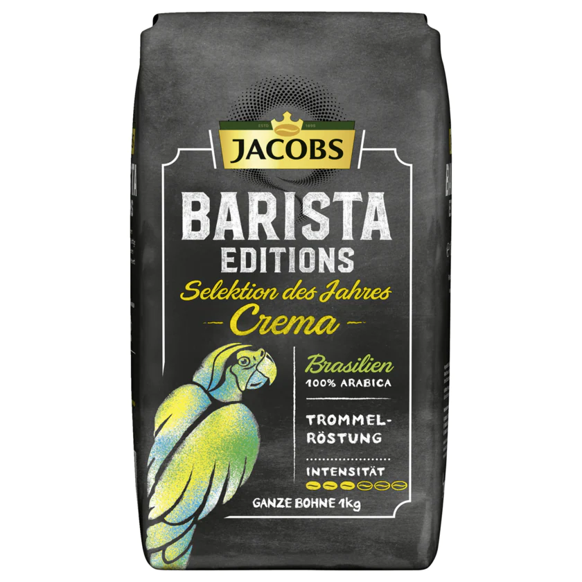 Jacobs Kaffeebohnen Barista Editions Crema Brasilien 1kg - 8711000859827