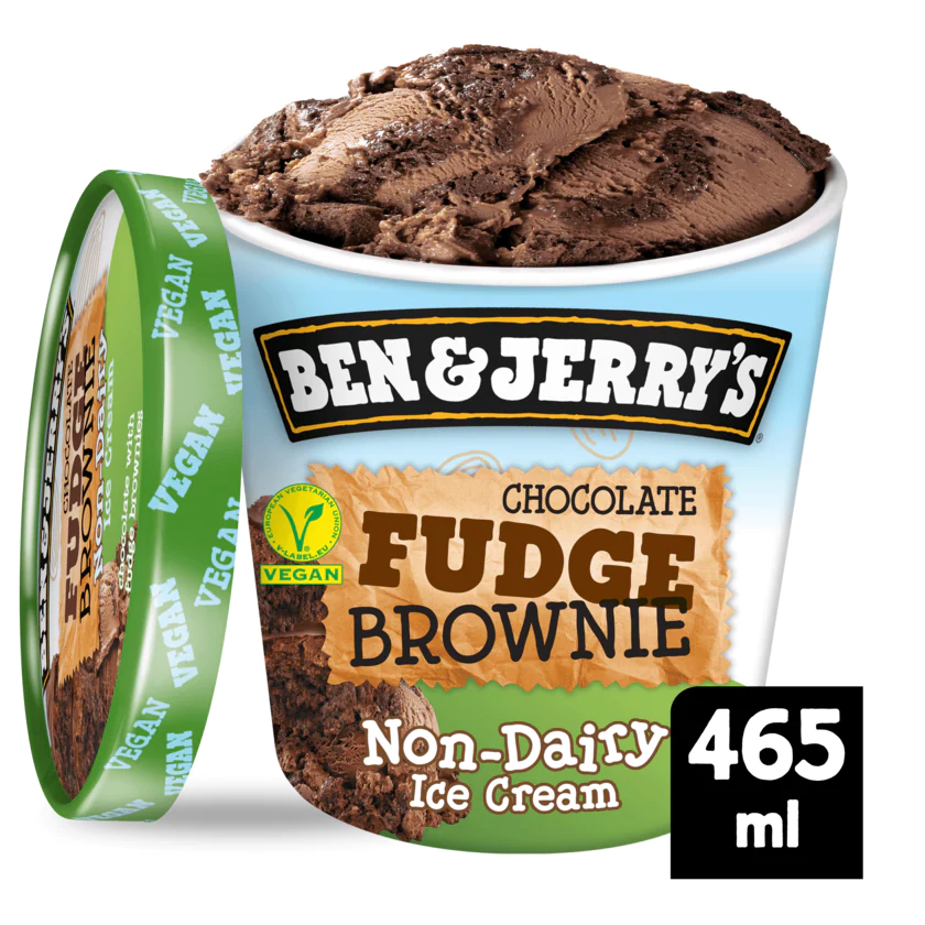 Ben & Jerry's Eis Chocolate Fudge Brownie vegan 465ml - 8711327373723