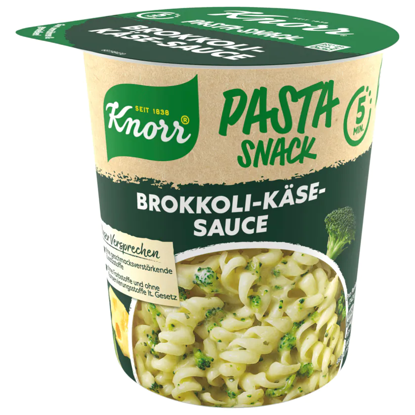 Knorr Pasta Snack Broccoli-Käse Sauce 62g - 8711327414921