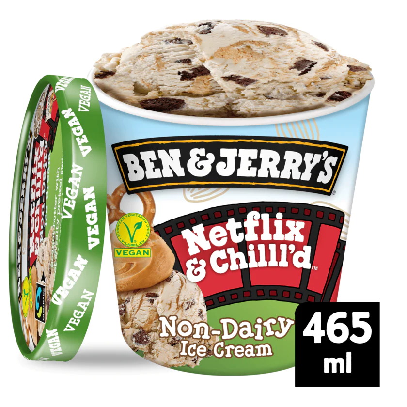 Ben & Jerry's Eis Netflix & Chilll'd vegan 465ml - 8711327458659