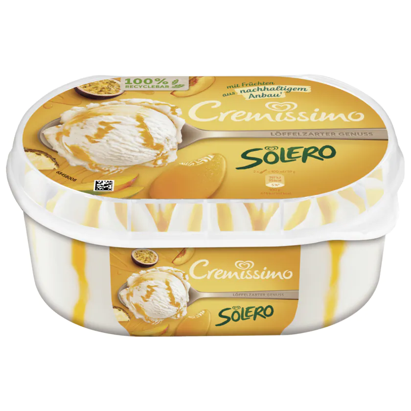 Cremissimo Eis Solero 900 ml - 8711327479999