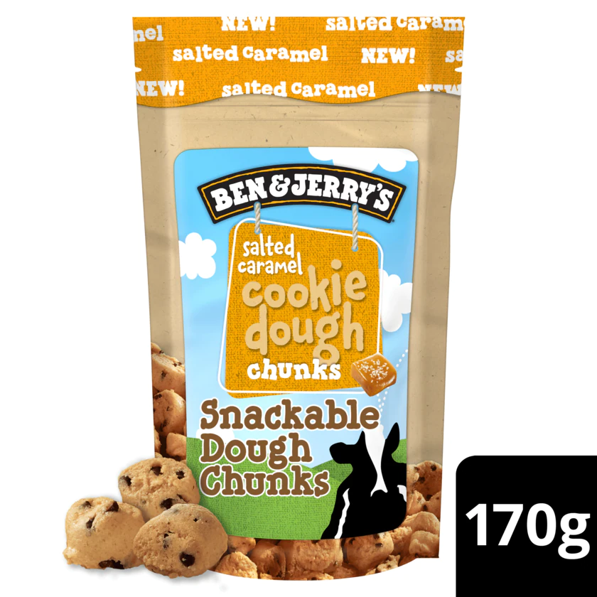 Ben & Jerry's Salted Caramel Cookie Dough Chunks 170g - 8711327482357
