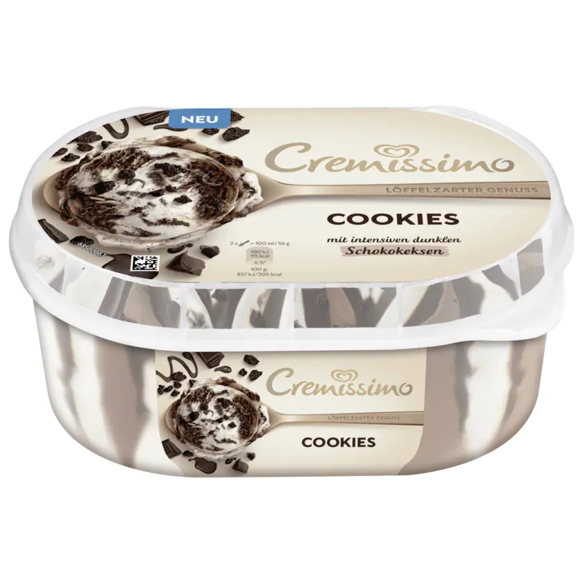 Cremissimo Cookies Eis 900ml - 8711327483941