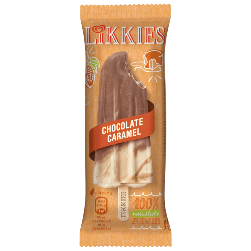 Likkies Chocolate Caramel 84ml - 8711327490871