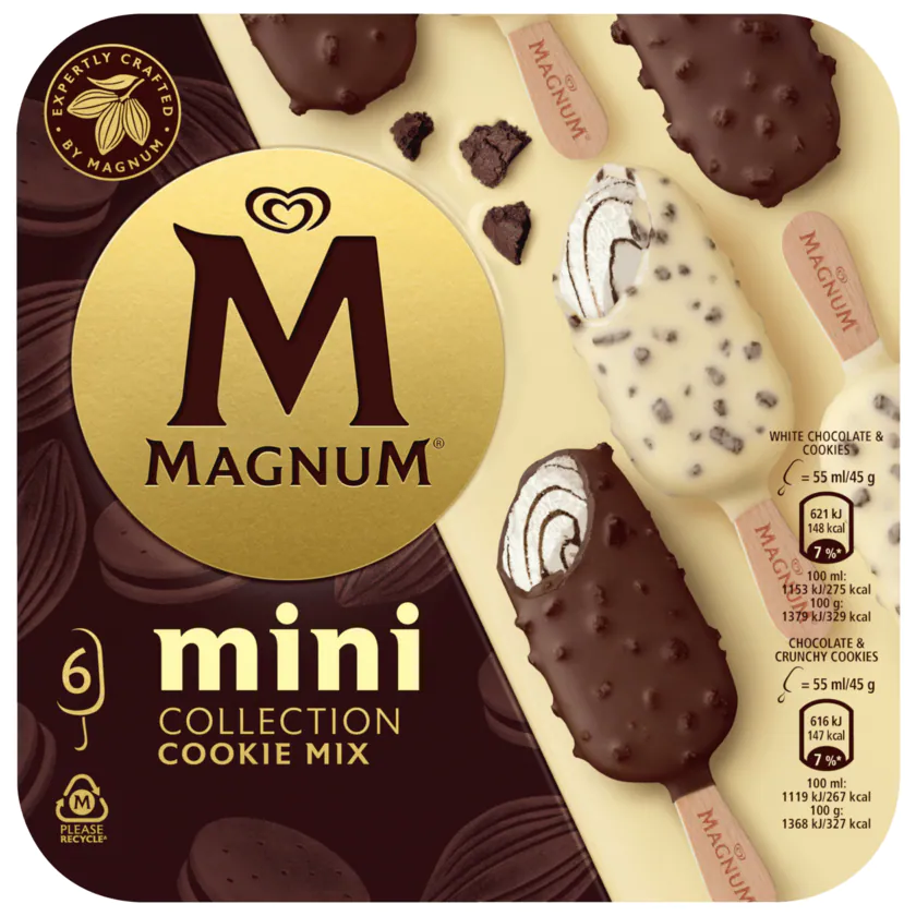 Magnum Mini Collection Cookie Mix 6x55ml - 8711327533622