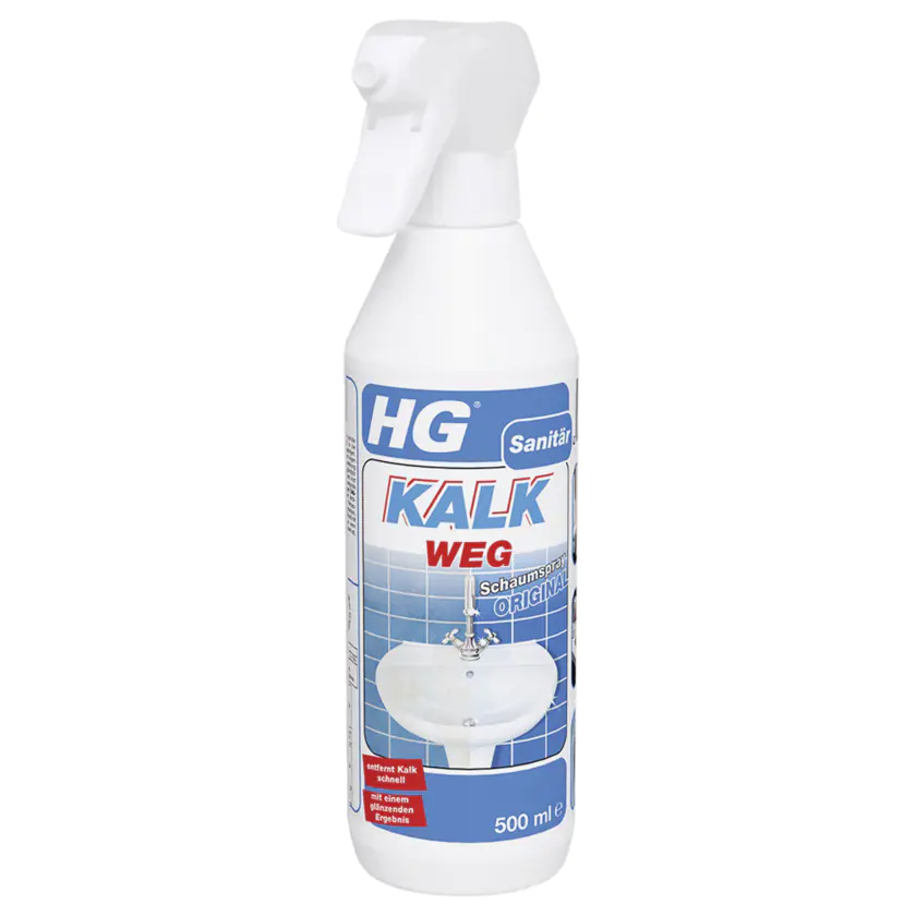 HG Sanitär Kalkweg Schaumspray 500ml - 8711577011789