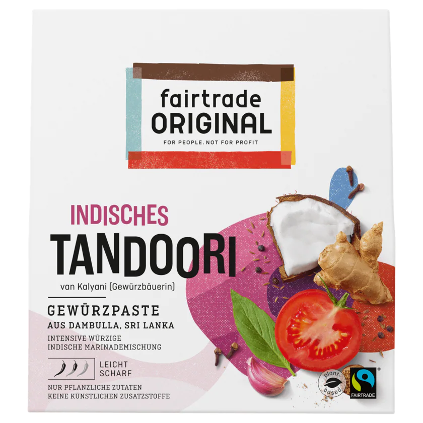 Fairtrade Original Indisches Tandoori Gewürzpaste 75g - 8711741356135