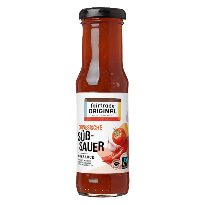 Fairtrade Original Chinesische Süß-Sauer Woksauce 150ml - 8711741356173
