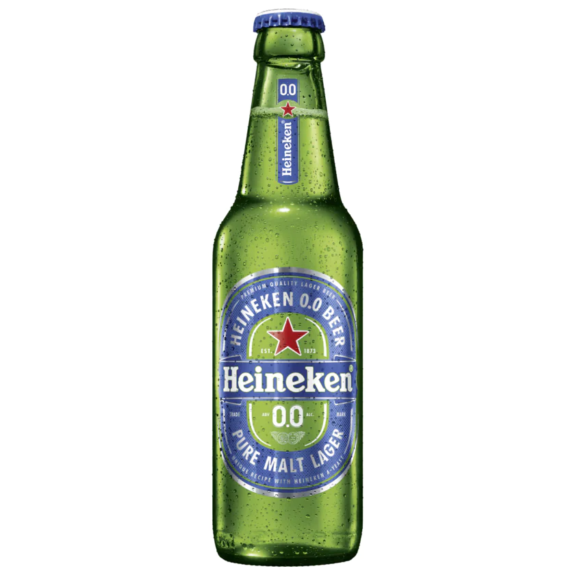 Heineken 0,0% alkoholfrei 0,33l - 8712000050139